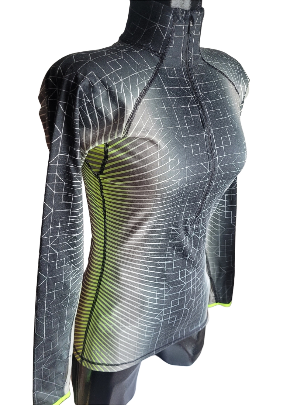 Nike Pro Hyperwarm Dri-fit Pullover Half-Zip Long Sleeve Activewear Top Size S